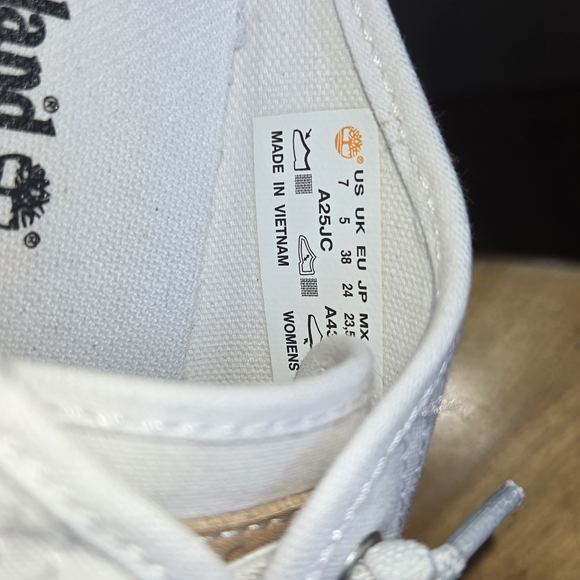 Timberland White Skyla Bay Mules Size 7 - Brand New - Picture 7 of 11